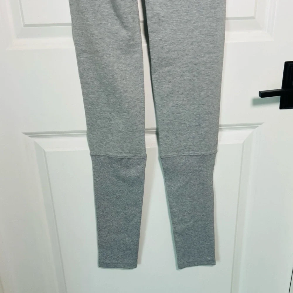 Free People Movement Gray High Waisted Full Length Cotton Blend Leggings Sz S